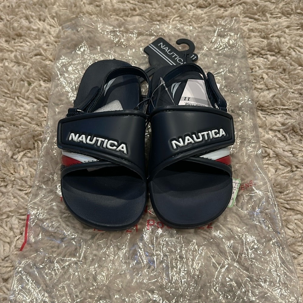 Nautical kids sandals